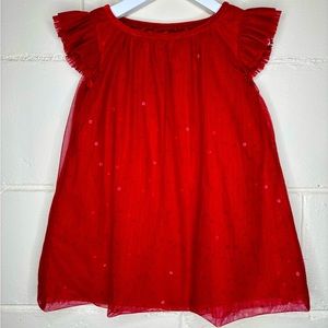 Cat & Jack Red Sequin Party Dress Size 2T